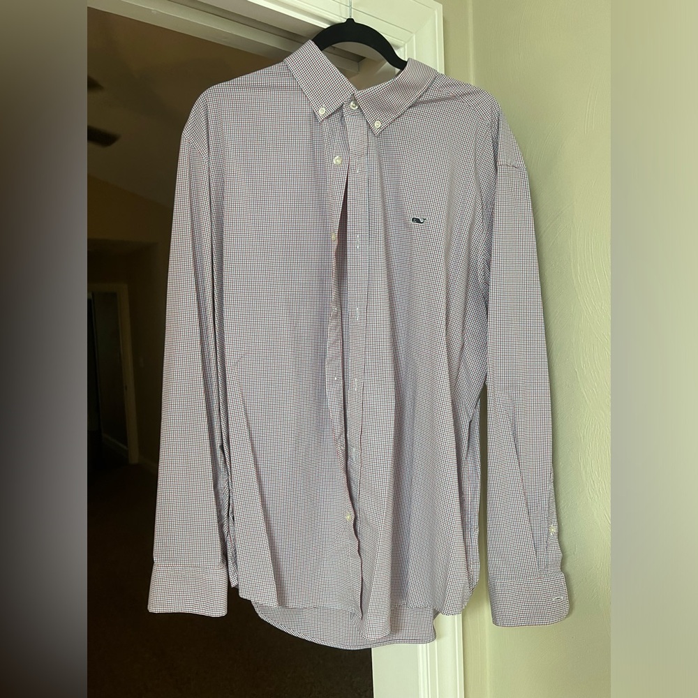 Men’s Vineyard Vines Button Down Whale Shirt